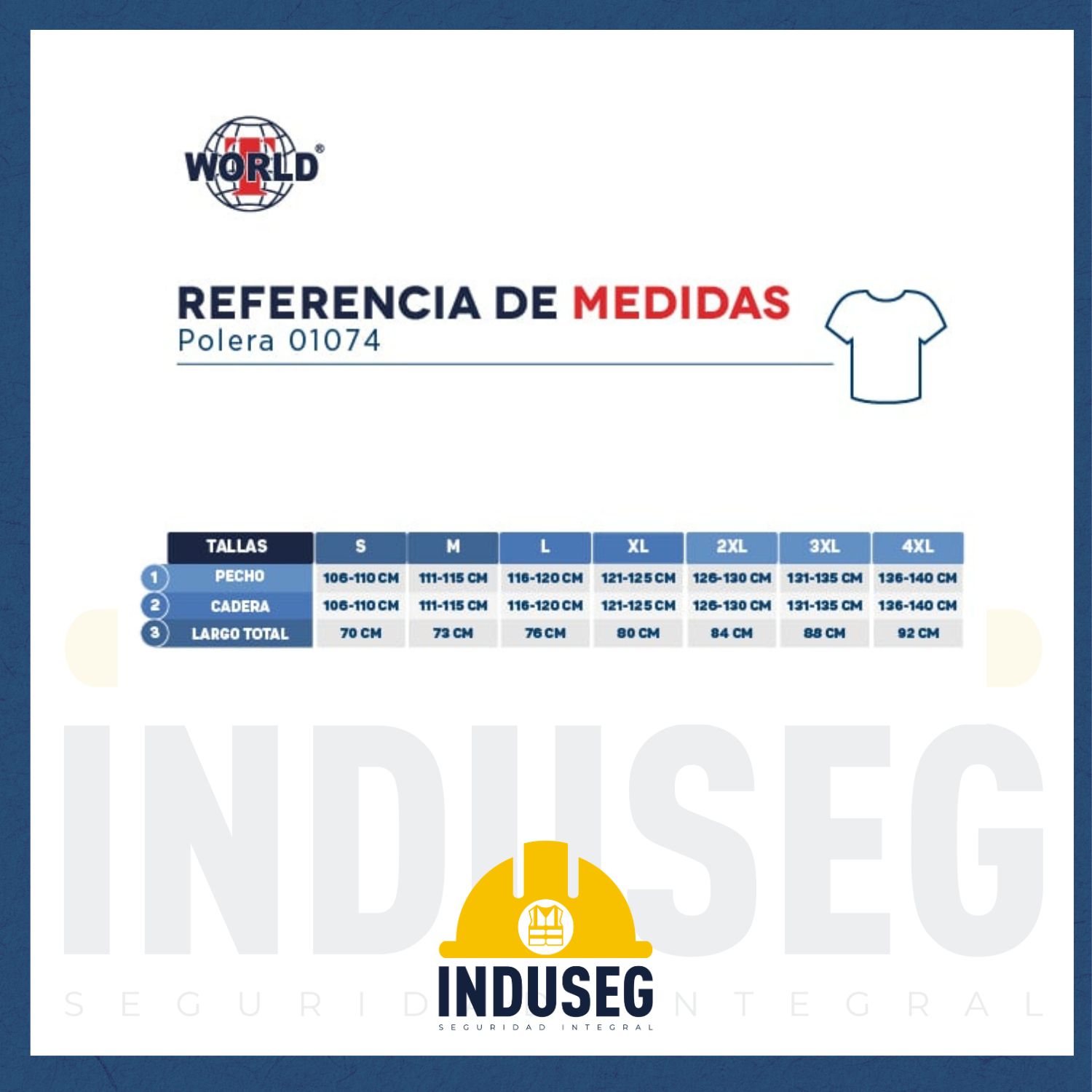 Polera 100% Algodón Manga Larga Hombre